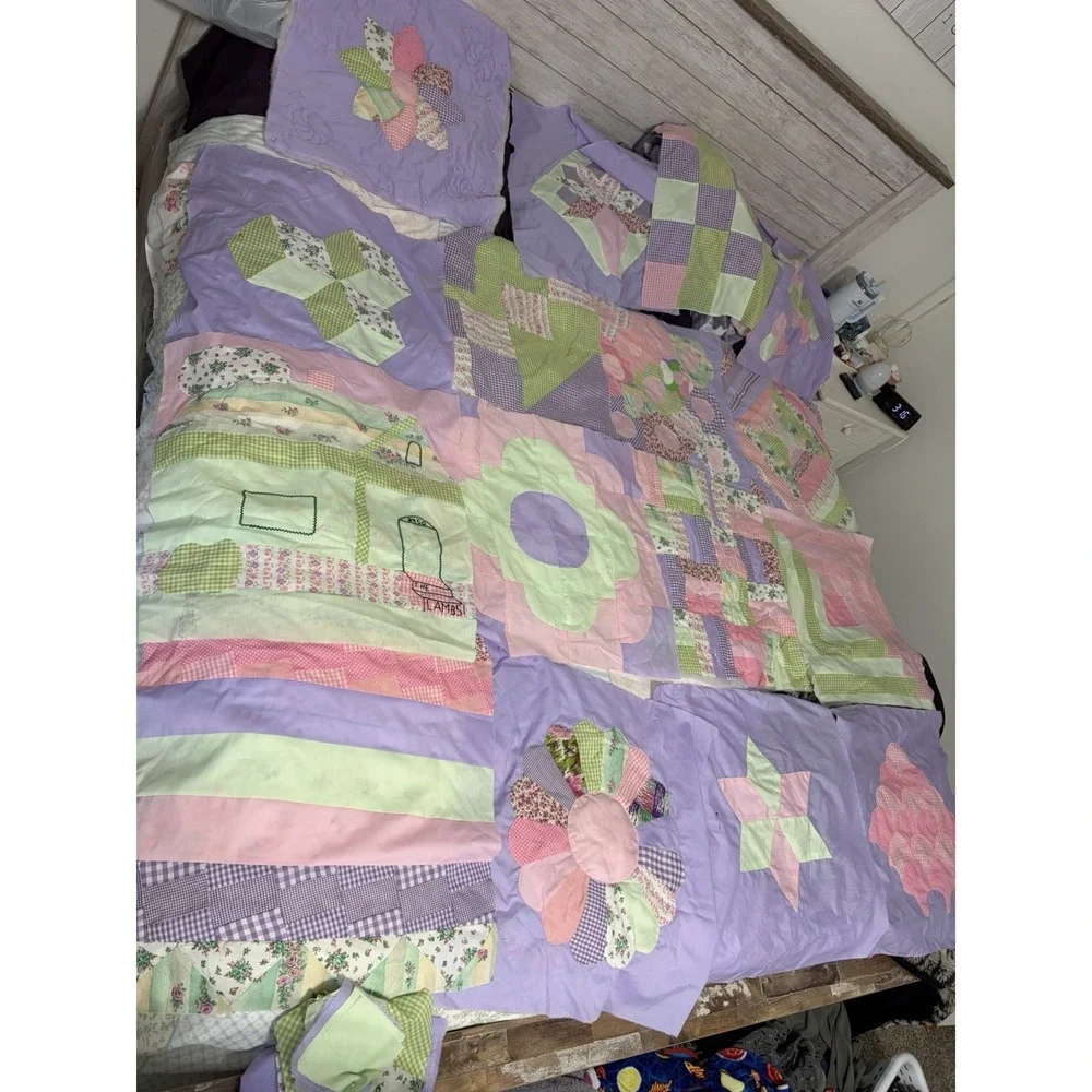 Vintage Large Quilt Block 21